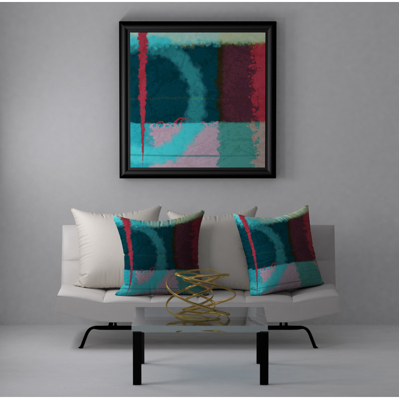  Housse et insert de coussin carré assorti, 24 po x 24 po