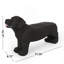 Banc d'extérieur MGO DOG Bench, noir mat + noir, aucun assemblage requis