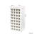 32 Modular Buffet Wine Cabinet, Finish, Simple Lines, 15.91"D X 17.77"W 35.89"H, Particle Board Dark Straight Line Design, +