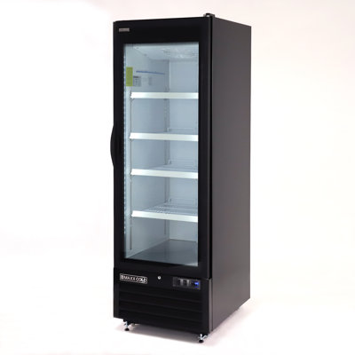 Maxx Cold 27" Glass Door Merchandiser Refrigerator, Single Door