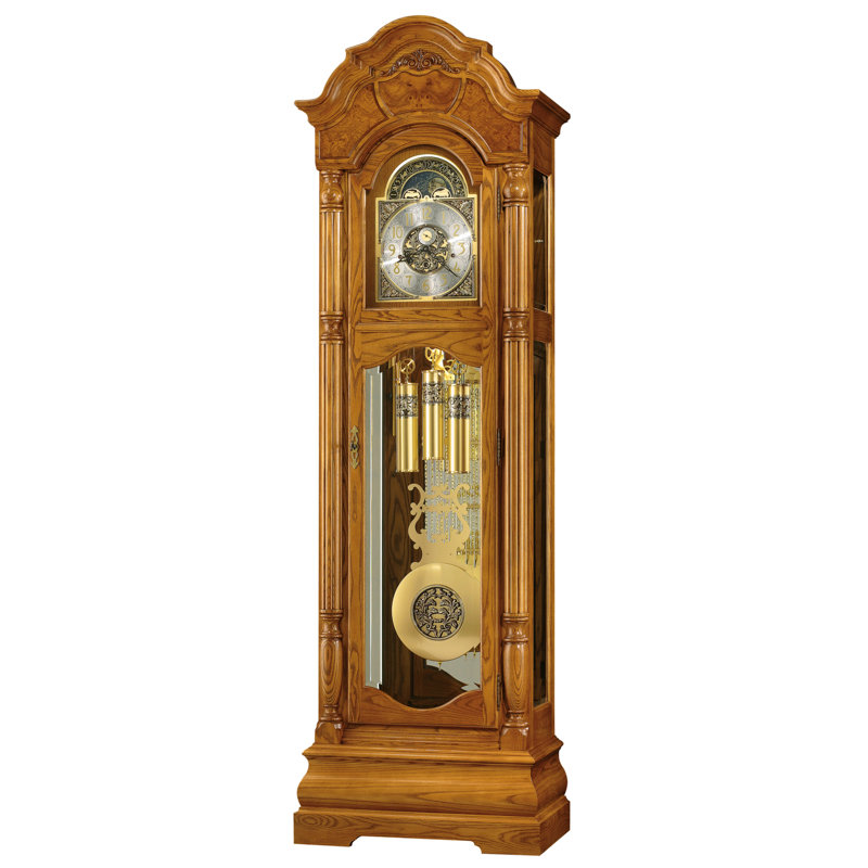 224.8cm Solid + Manufactured Wood Grandfather Clock