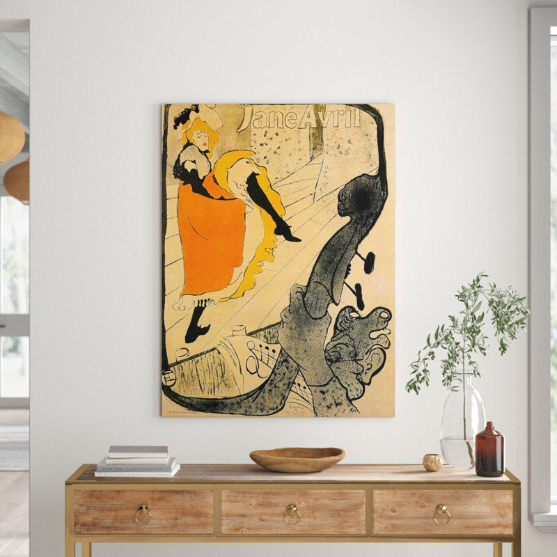 Henri De Toulouse-Lautrec - Wrapped Canvas Painting, 120cm H x 90cm W x 1.8cm D