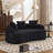Boneless Curved Loveseat with 3 Pillows-324150821