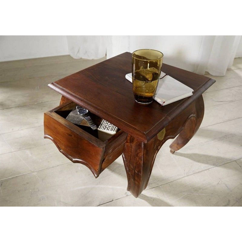 Opium 45cm W Solid Wood Bedside Table