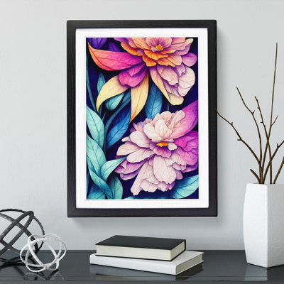 Attractive Flowers - Single Picture Frame Painting