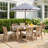 Morell Eucalyptus Outdoor Dining Table-614219677