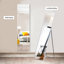 Madissyn Metal Framed Freestanding or Hanging Full Length Mirror in White