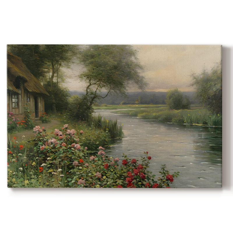 Paysages rétro-CXCIV -Galerie enveloppée Cavas, 18 x 27