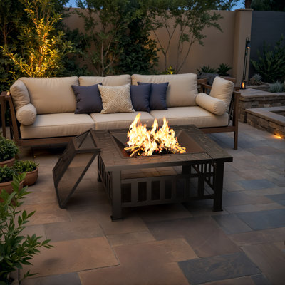 Digna Square Iron Smokeless Fire Pit