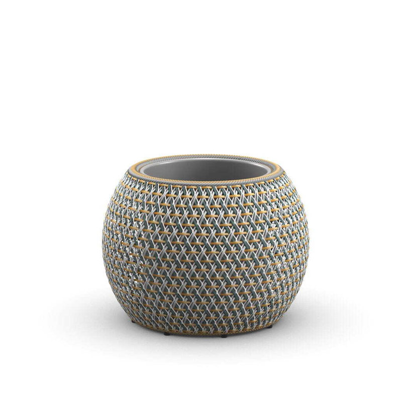 Dala Handmade Planter, Bahamas, 17" H x 24" W x 24" D