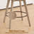Mangu Upholstered Swivel Stool-1238722646