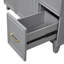36" Bathroom Vanity With Ceramic Sink,Solid Wood Frame, Soft Close Doors, Adjustable Shelves, 3 Drawers-112247115-112247119