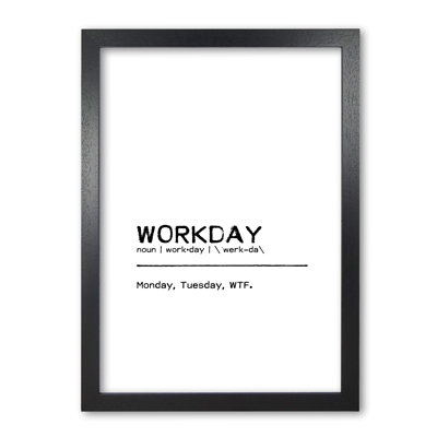 Workday WTF - Print