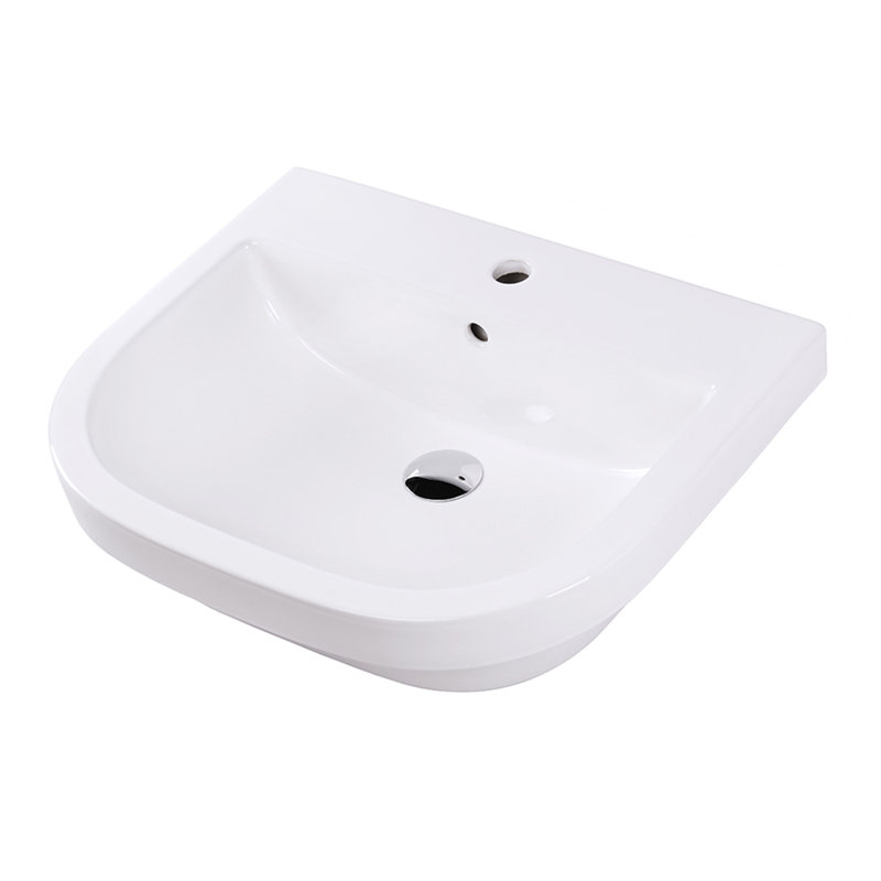 Piazza 23.62'' L Bathroom Sink, Single