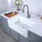 Farmhouse Apron Single Bowl Ceramic Kitchen Sink with Accessories