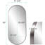 Miroir Capsule en argent brossé-967792380