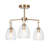 Cillin 3-Light Copper Semi Flush Mount