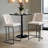 Set of 2,Modern Upholstered Bar Stool with Button-Tufted Backrest, Counter Height Chair with Sturdy Metal Frame, Comfortable Padded Seat for Kitchen, Bar, or Dining Room-1143653117