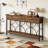 70.8" Console Table with 3 Drawers and Shelves