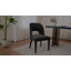 Chaise de salle à manger rembourrée sans accoudoirs avec dossier haut (ensemble de 4)-1172760981