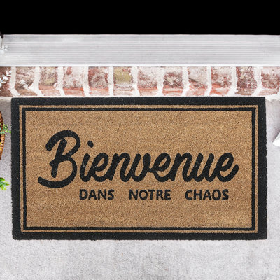 Tapis d'entrée antidérapant 30 po x 18 po