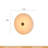 LED Dimmable Round Alabaster Flush Mounted Sconce