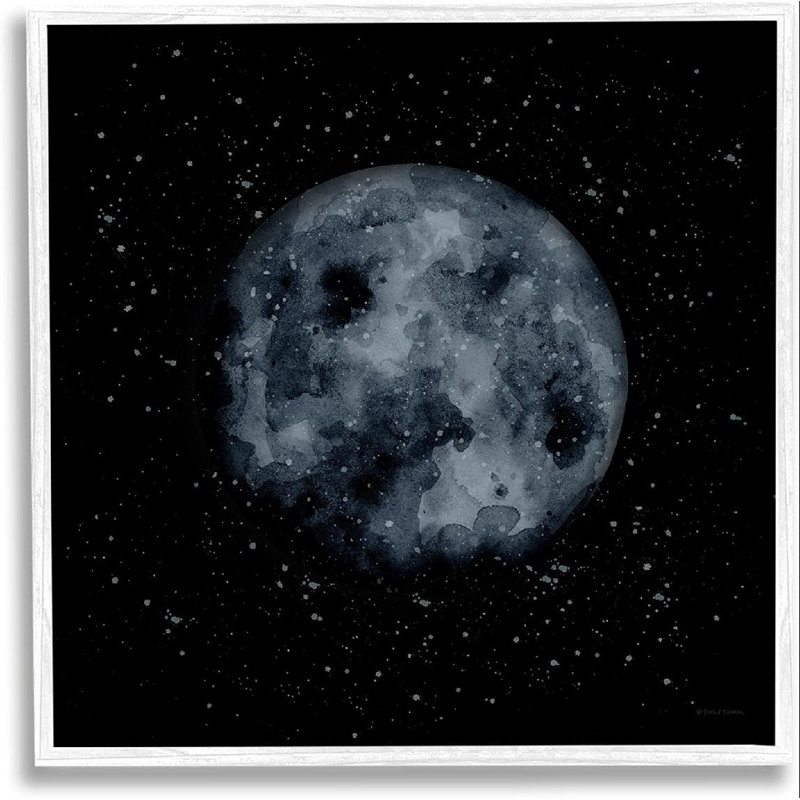 Reproduction d'un cadre photo obscurcissant avec effet galaxie étoilée obscure sur panneau de fibres à densité moyenne