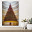 «Grand Grand Christmas Tree Atrium Dreamy Elegant Vibrant Christmas Tree Architecture Landscape», reproduction d'art mural-1891923646