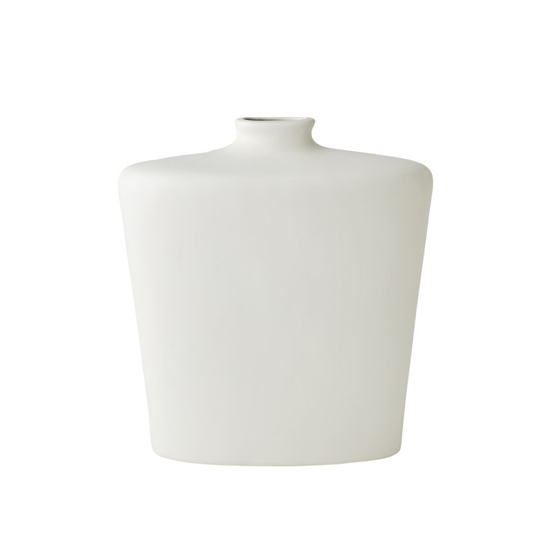 Terzo Handmade Ceramic Table Vase, 13.5" H x 12" W x 4.5" D