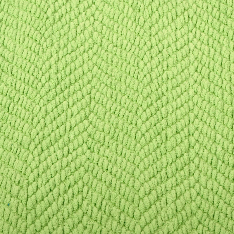 Jeté en tricot de tweed, 50 po x 60 po, Laitue verte
