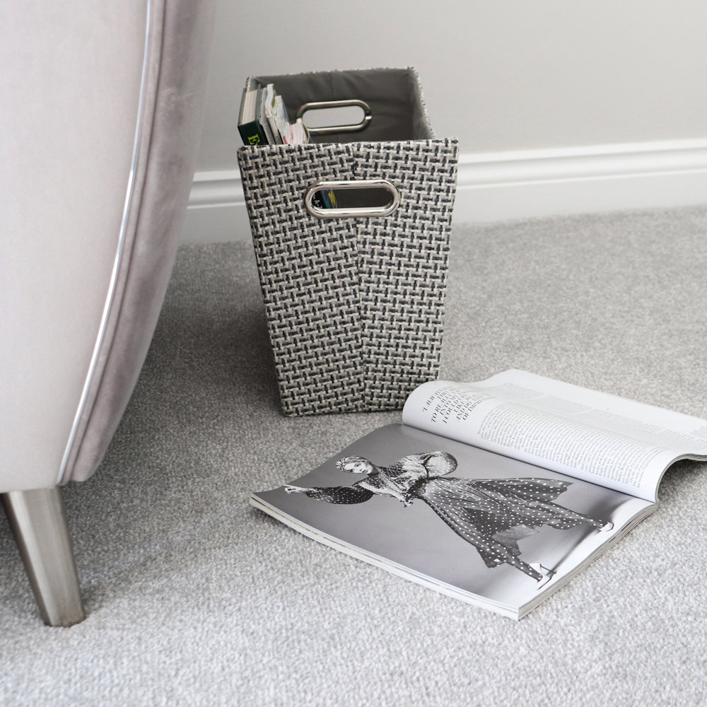 JVL Fabric Decorative Basket