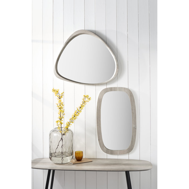 Ramford Wood Flat Wall Mirror