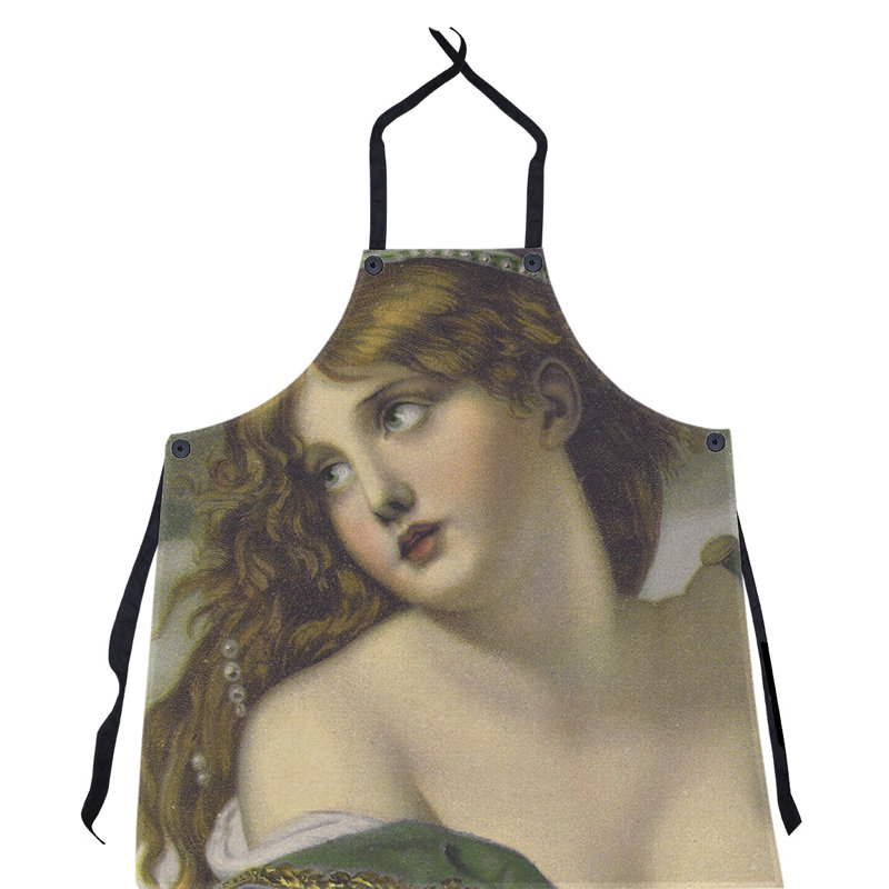 Tablier psyche greuze jean-baptiste, Vert