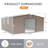 Durable Metal Sheds With Sunlit Windows, Modern Backyard Storage Solution