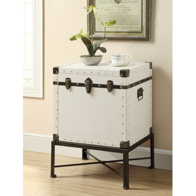 Marcelino Faux Leather Accent Trunk