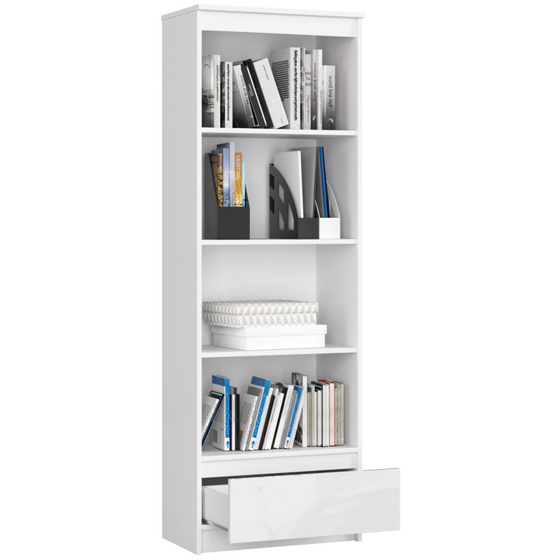 Latitude Run R60 office bookcase with drawers and four levels