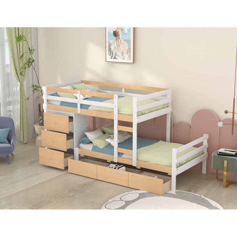 Lit superposé standard Handlon par Harriet Bee, Naturel