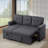 Convertible Storage L - Shaped Sofa