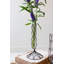  Handcrafted Glass Bud Vases with Wire Wrap – 8" Tall Decorative Set