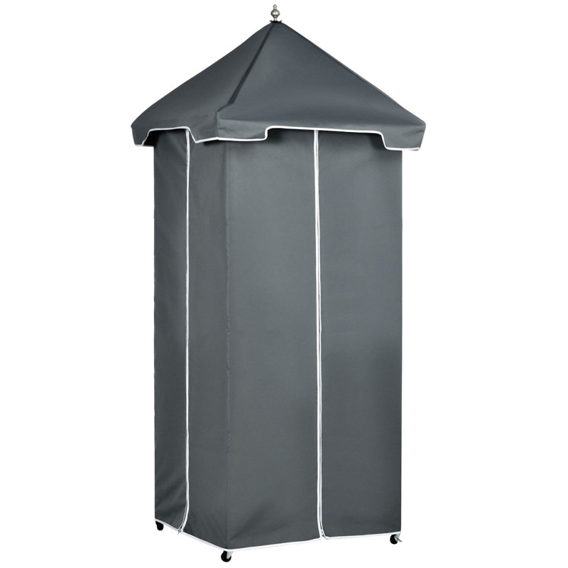 Outsunny Outdoor Towel Valet Caddy
