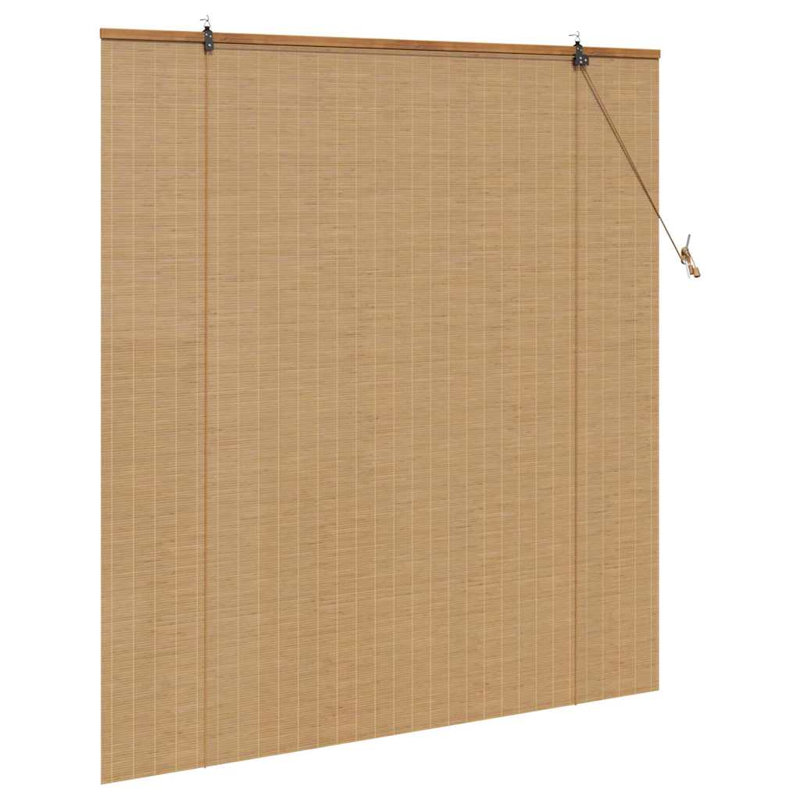 Bamboo Venetian Blind, 160cm L x 140cm W, Light Brown