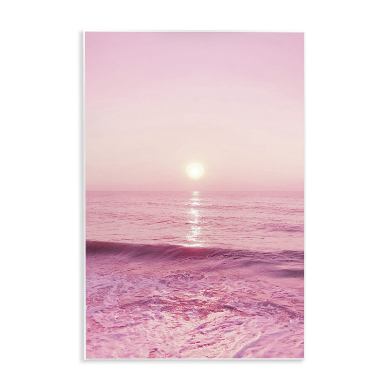 «Peachy Pink Sunset» par Nataly White, H 15 po x l 10 po