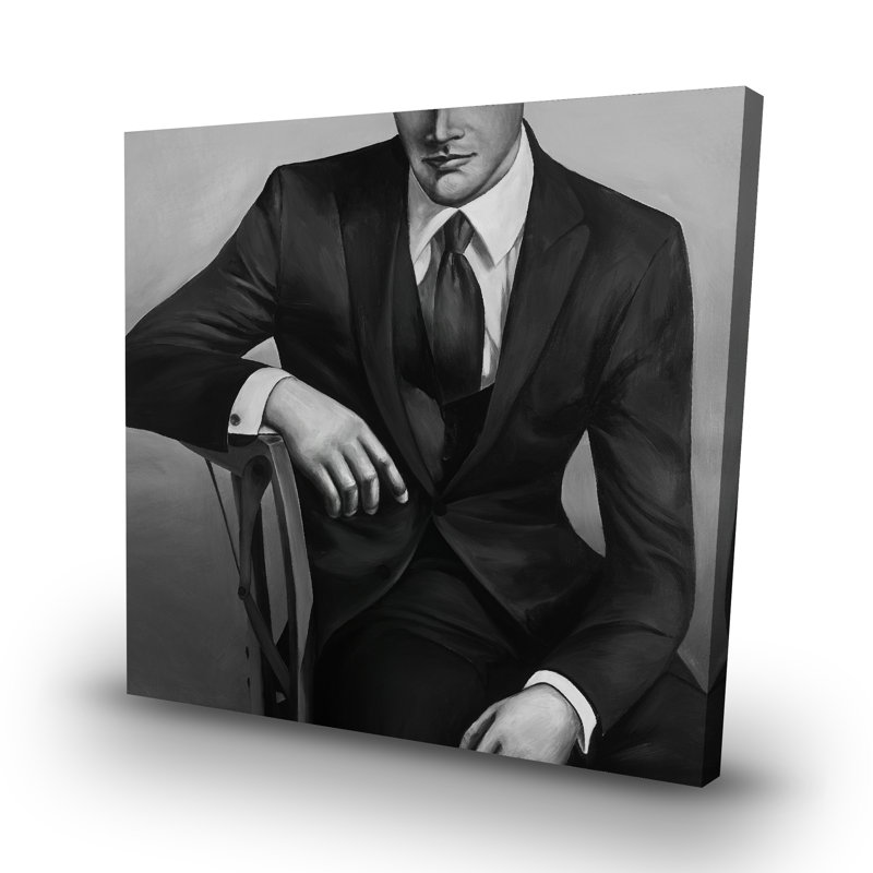Businessman - 32"x32" art on canvas