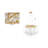 Transitional 10 Light Glass Drop Chandelier
