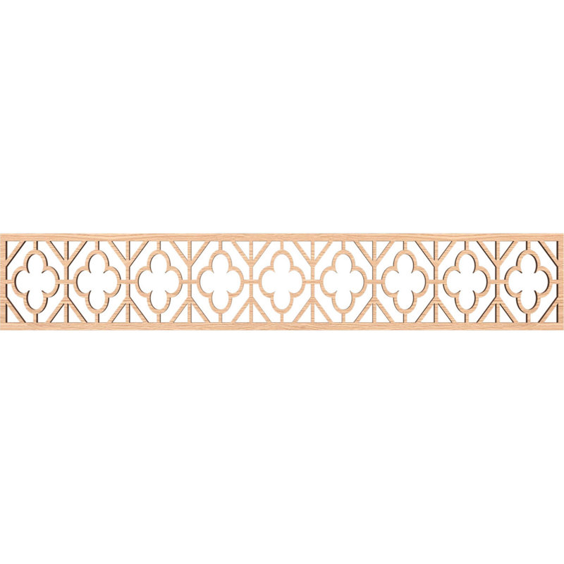 Moulure Hazelton, H 8 po x l 46,625 po x P 0,375 po, Chêne rouge