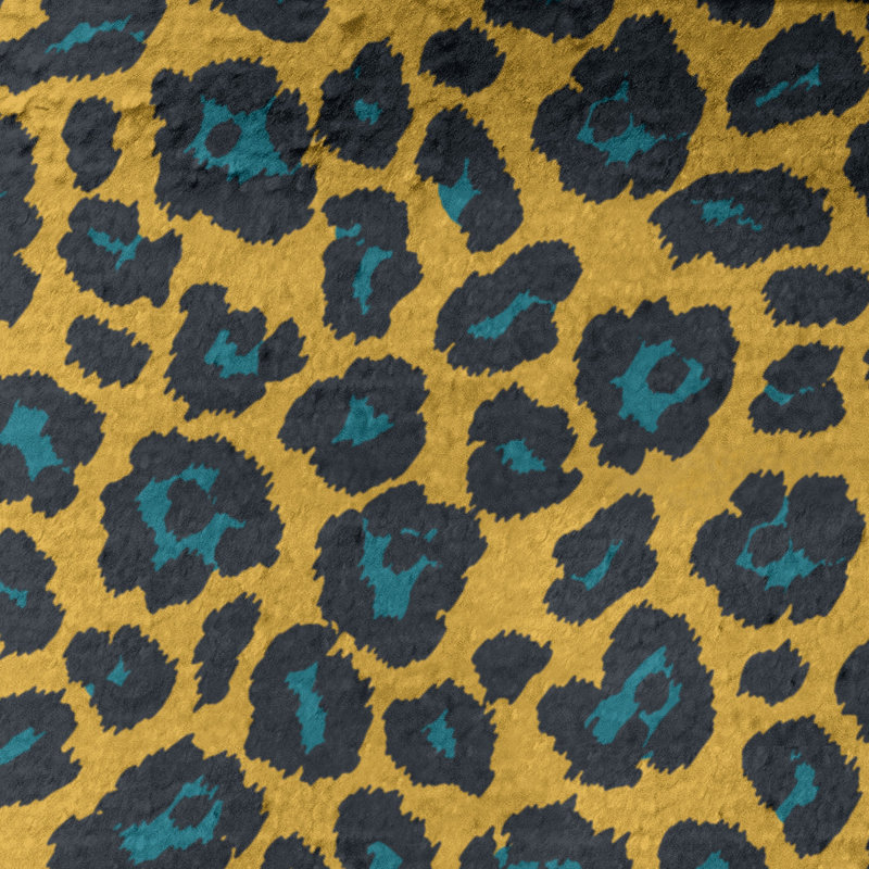 Lucida Bath Towel, Microfiber, Gold/Teal/Black
