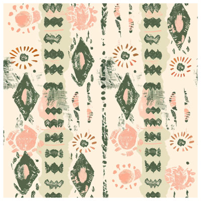 Couvertures à motif tribal abstrait