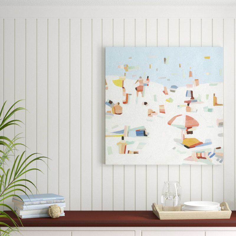 Summer Confetti III by Emma Scarvey - Wrapped Canvas Painting, 91cm H x 91cm W