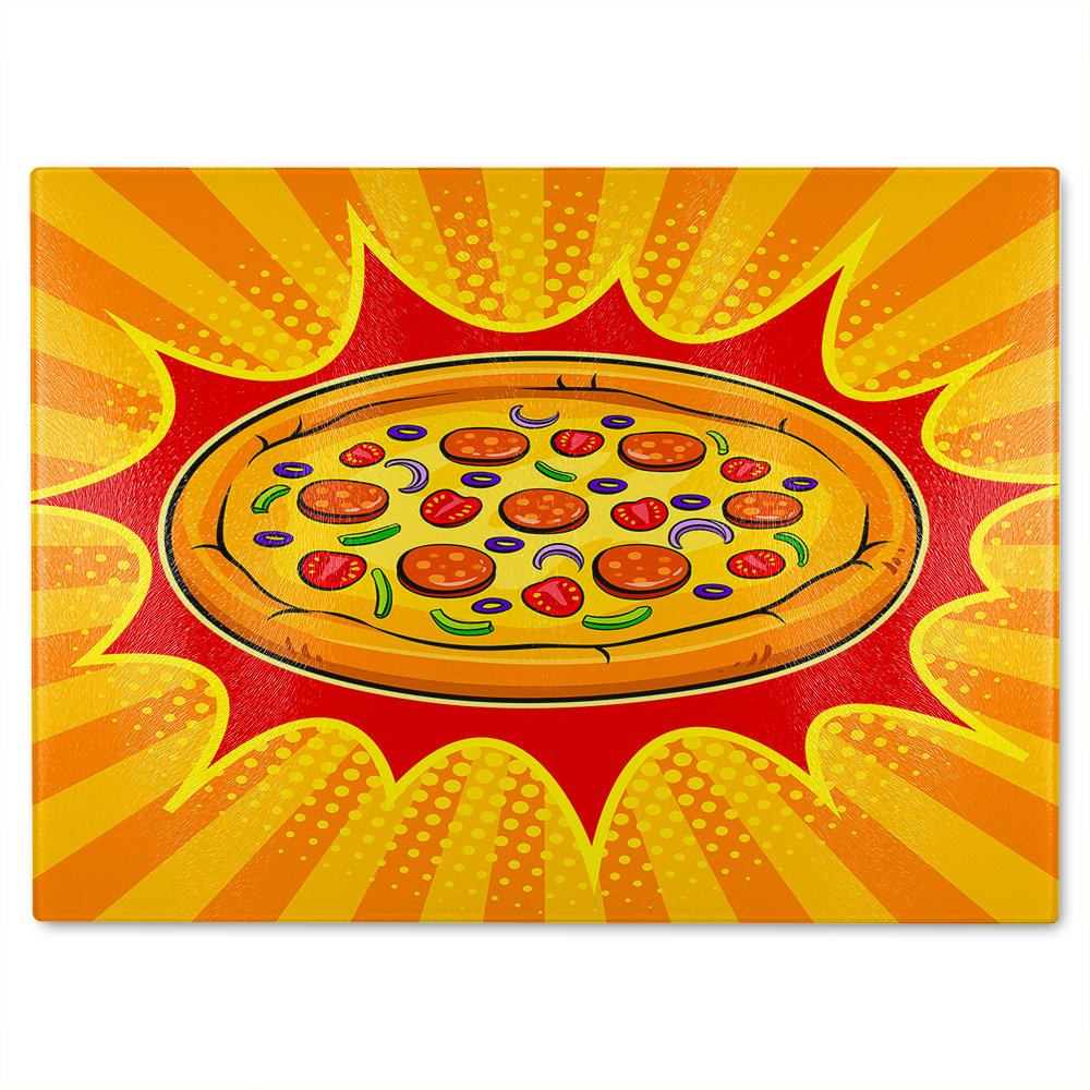 art retro Designer Glass Chopping Board