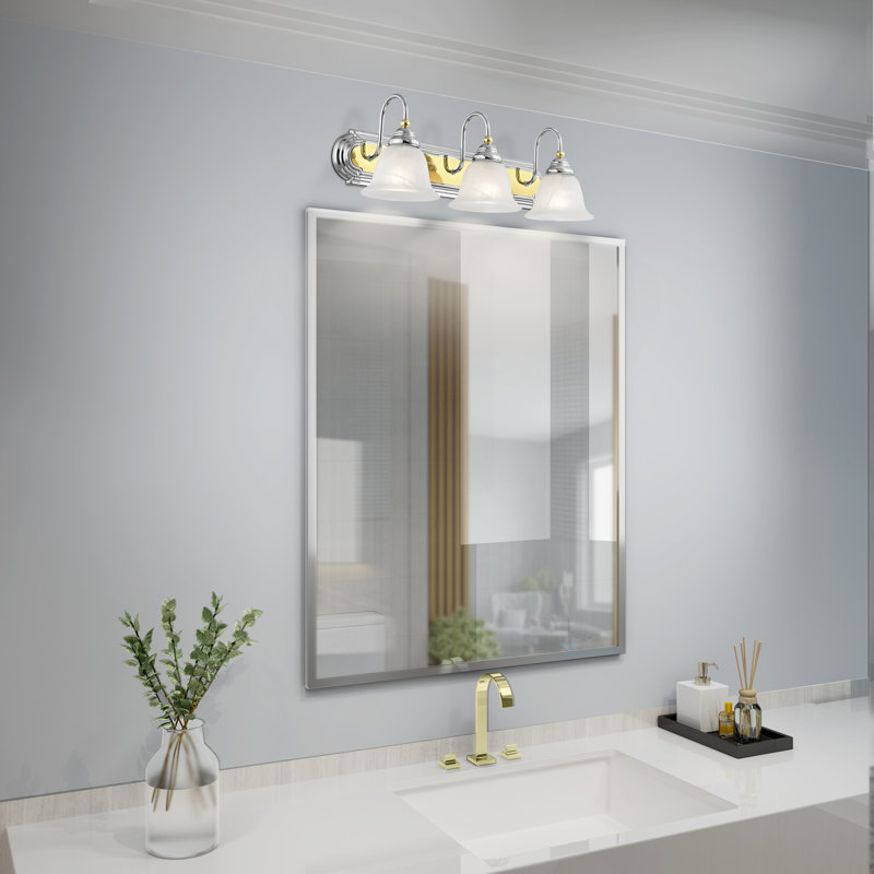 Belmont 3 - Light Dimmable Vanity Light, Brushed Nickel